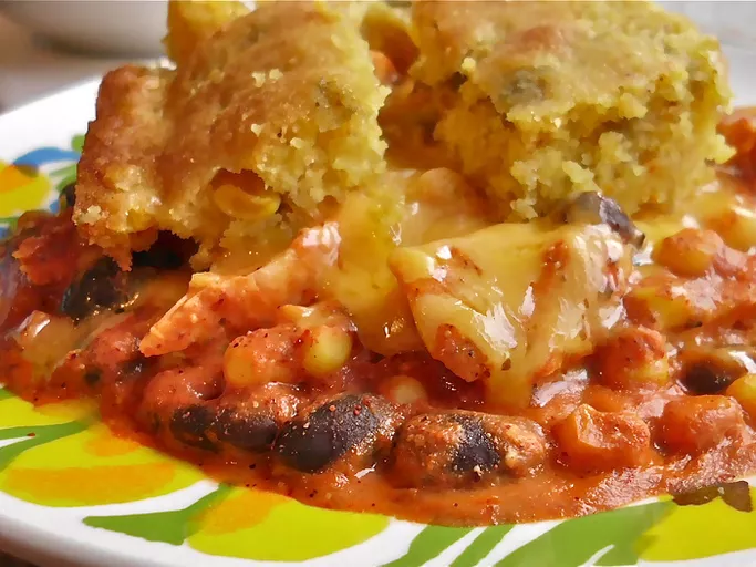 "Pantry Raid" Chicken Enchilada Casserole