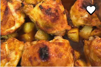 Garlic Roasted Chicken and Potatoes