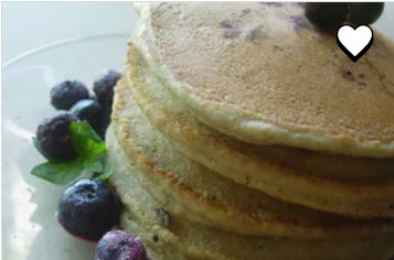 Whole Wheat Blueberry Pancakes