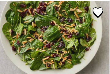 Jamie's Cranberry Spinach Salad